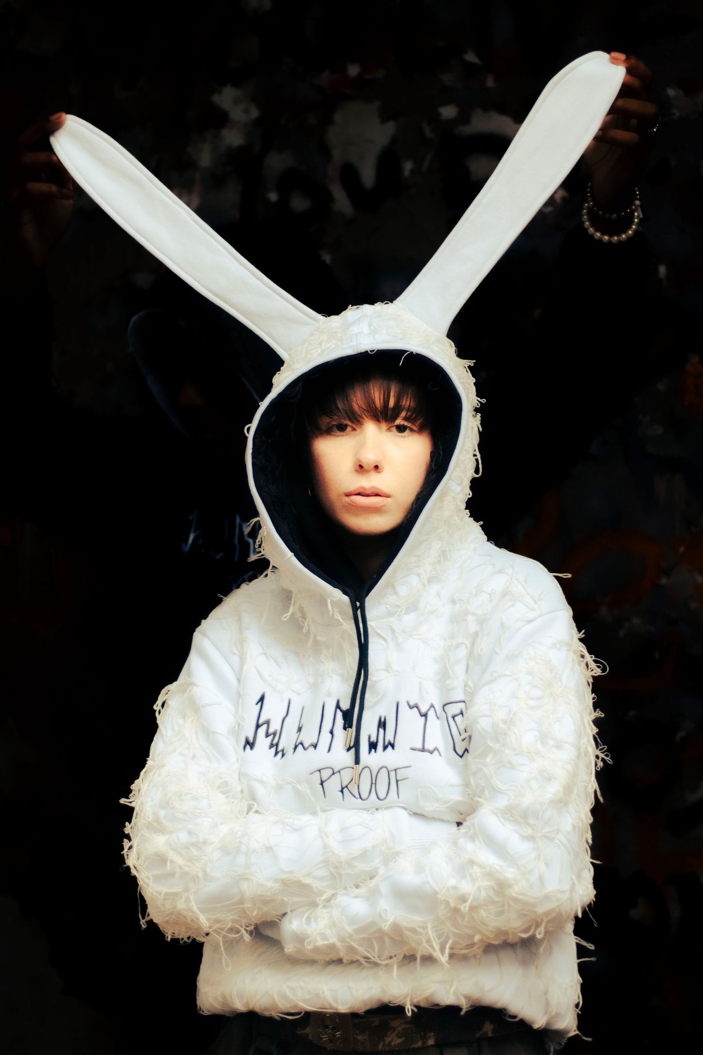 Broken Bunny Reversible hoodie